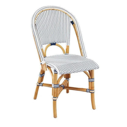 Leroy Rattan Framed Armless Side Chair 2PC - LOOMLAN - Furniture Classics - Dining Chairs