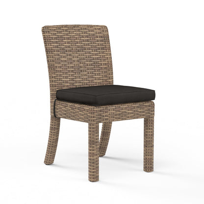 Havana Sunbrella Upholstered Armless Outdoor Dining Chair (Set of 2)