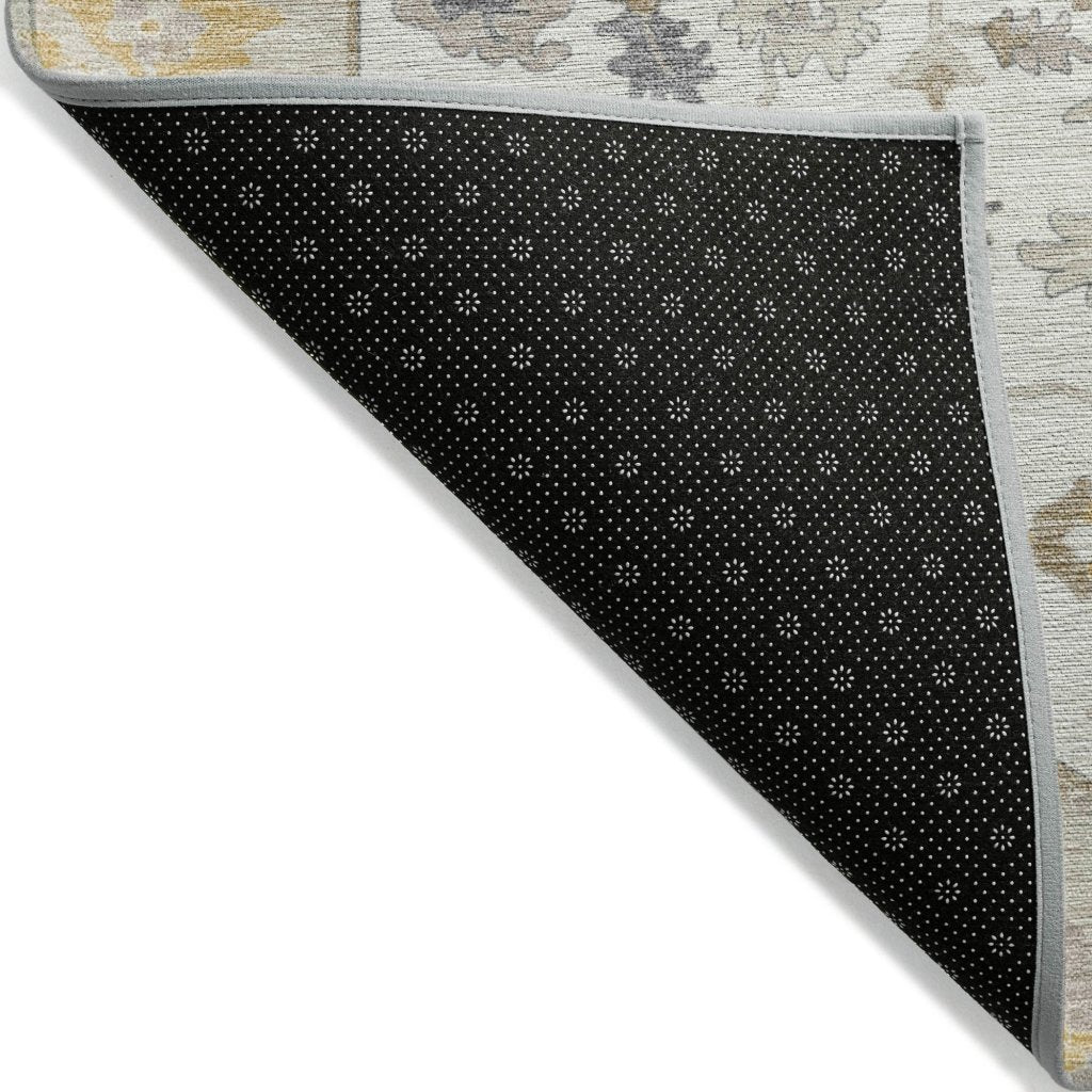 LOOMLAN Rugs Lidia Brown Washable Indoor-Outdoor Rug