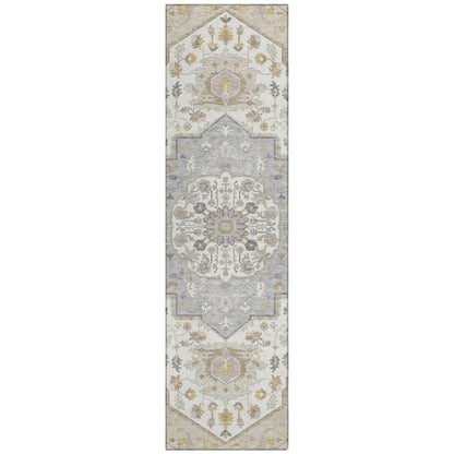 LOOMLAN Rugs Lidia Brown Washable Indoor-Outdoor Rug