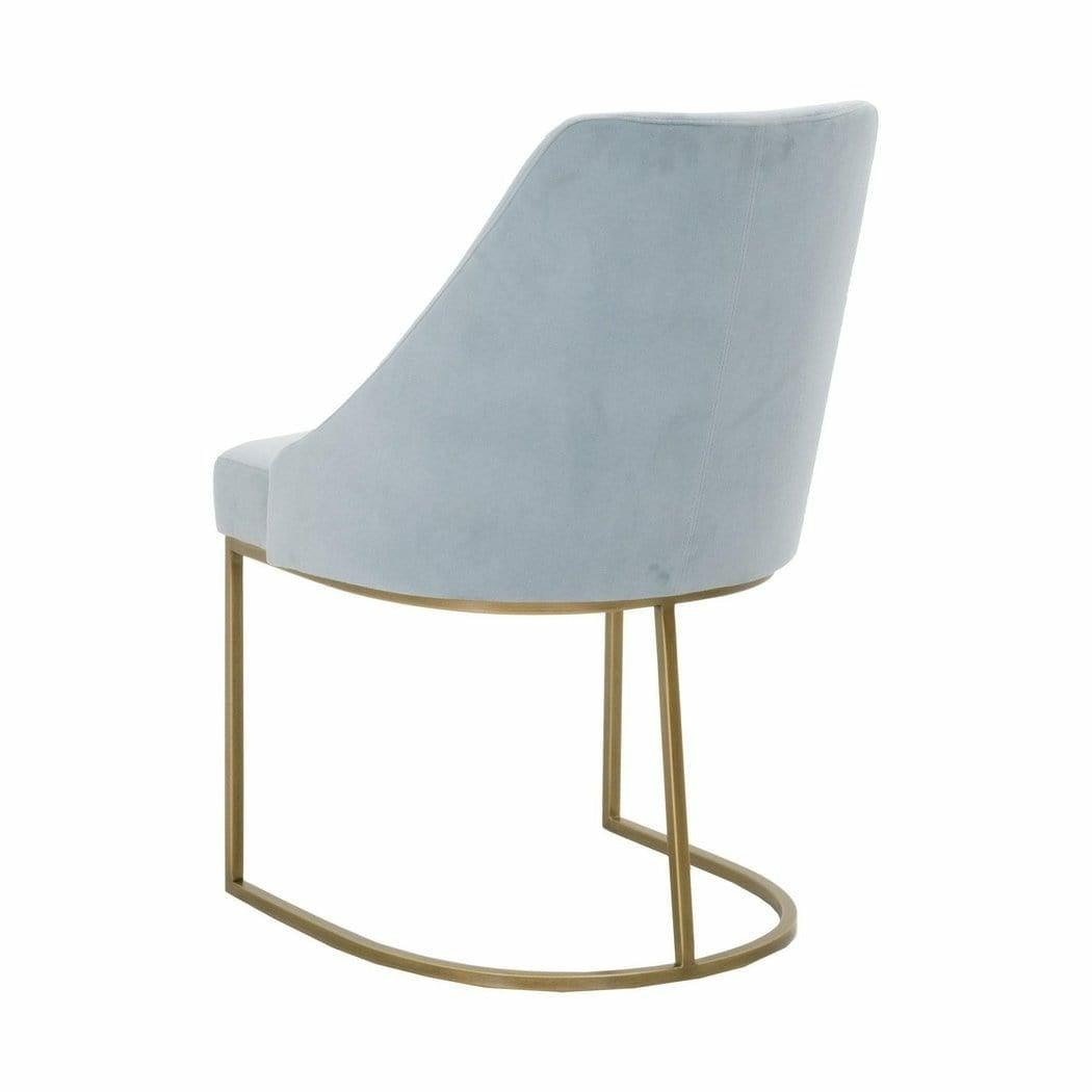 Light Blue Parissa Dining Chair, Set of 2 Coastal Velvet, Brushed Gold - Sideboards and Things Accents_Gold, Accents_Silver, Back Type_With Back, Brand_Essentials For Living, Color_Blue, Color_Gray, Legs Material_Metal, Materials_Metal, Metal Type_Steel, Number of Pieces_2PC Set, Product Type_Dining Height, Upholstery Type_Fabric Blend, Upholstery Type_Velvet