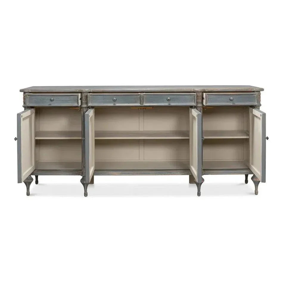 Lilac Sideboard Blue Buffet for Dining Room - LOOMLAN - Sarreid - Sideboards