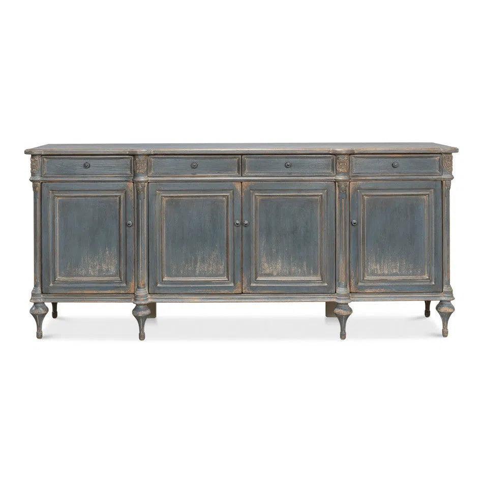 Lilac Sideboard Blue Buffet for Dining Room - LOOMLAN - Sarreid - Sideboards