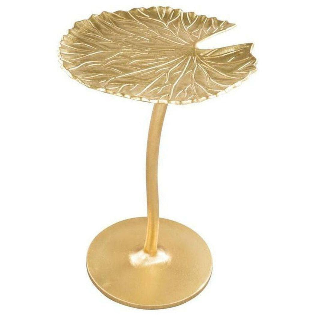 Lily Side Table Gold - Sideboards and Things Accents_Gold, Brand_Zuo Modern, Color_Gold, Depth_10-20, Finish_Powder Coated, Height_20-30, Materials_Metal, Metal Type_Aluminum, Product Type_Side Table, Width_10-20