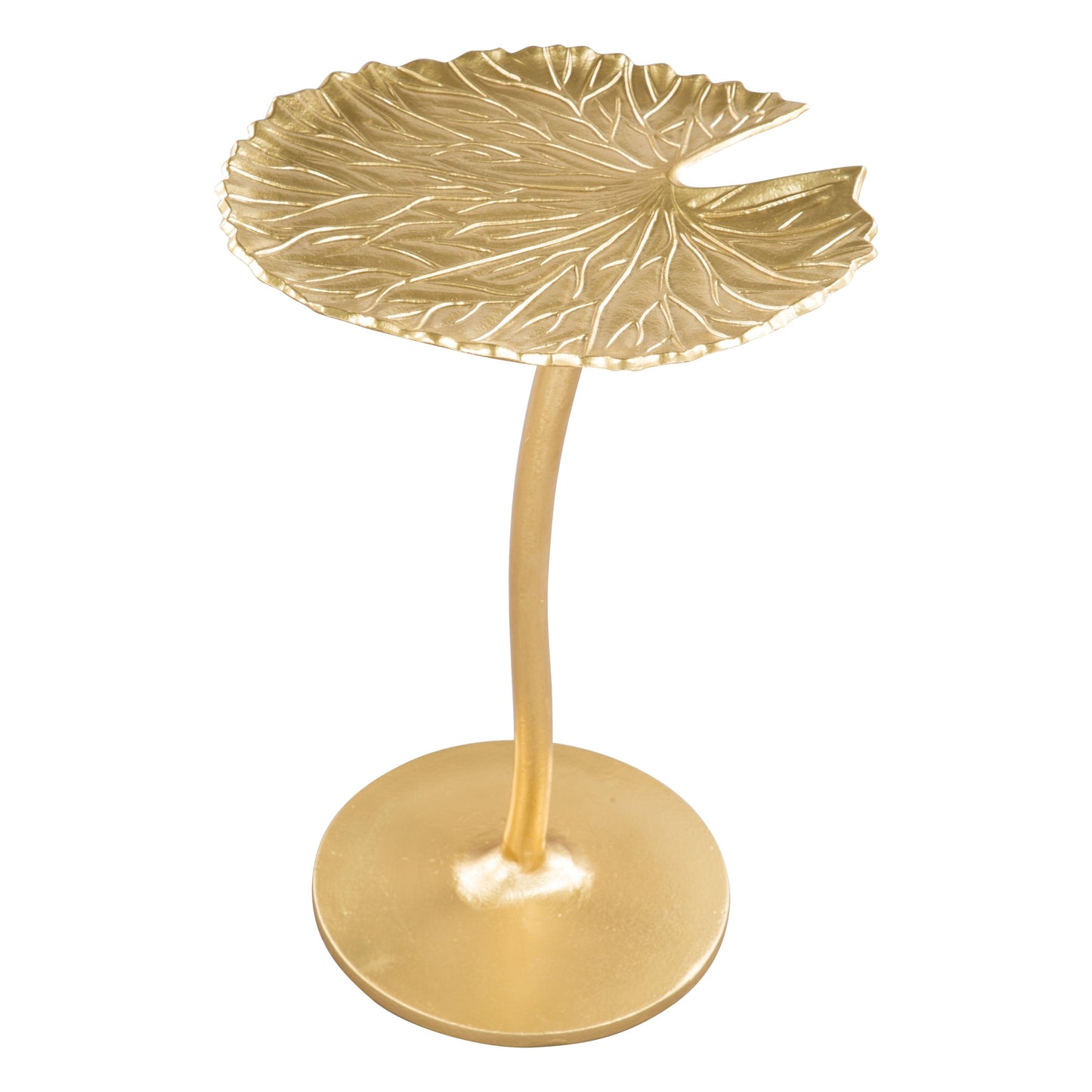 Lily Side Table Gold - Sideboards and Things Accents_Gold, Brand_Zuo Modern, Color_Gold, Depth_10-20, Finish_Powder Coated, Height_20-30, Materials_Metal, Metal Type_Aluminum, Product Type_Side Table, Width_10-20