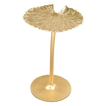 Lily Side Table Gold - Sideboards and Things Accents_Gold, Brand_Zuo Modern, Color_Gold, Depth_10-20, Finish_Powder Coated, Height_20-30, Materials_Metal, Metal Type_Aluminum, Product Type_Side Table, Width_10-20