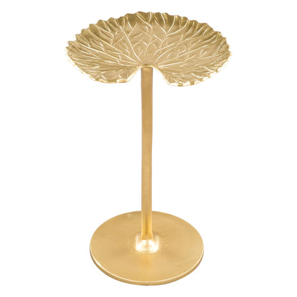 Lily Side Table Gold - Sideboards and Things Accents_Gold, Brand_Zuo Modern, Color_Gold, Depth_10-20, Finish_Powder Coated, Height_20-30, Materials_Metal, Metal Type_Aluminum, Product Type_Side Table, Width_10-20