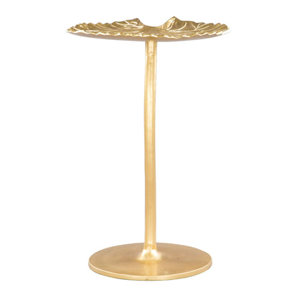 Lily Side Table Gold - Sideboards and Things Accents_Gold, Brand_Zuo Modern, Color_Gold, Depth_10-20, Finish_Powder Coated, Height_20-30, Materials_Metal, Metal Type_Aluminum, Product Type_Side Table, Width_10-20