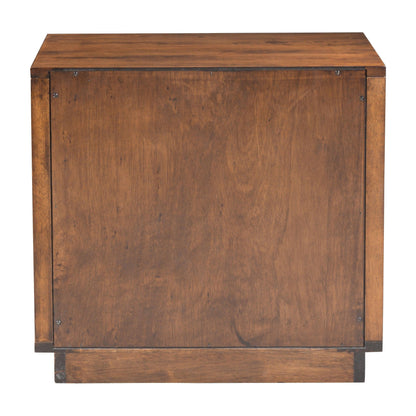 Linea End Table Walnut - Sideboards and Things Accents_Natural, Brand_Zuo Modern, Color_Natural, Depth_10-20, Features_With Drawers, Height_20-30, Materials_Wood, Product Type_Side Table, Width_20-30, Wood Species_MDF, Wood Species_Rubberwood