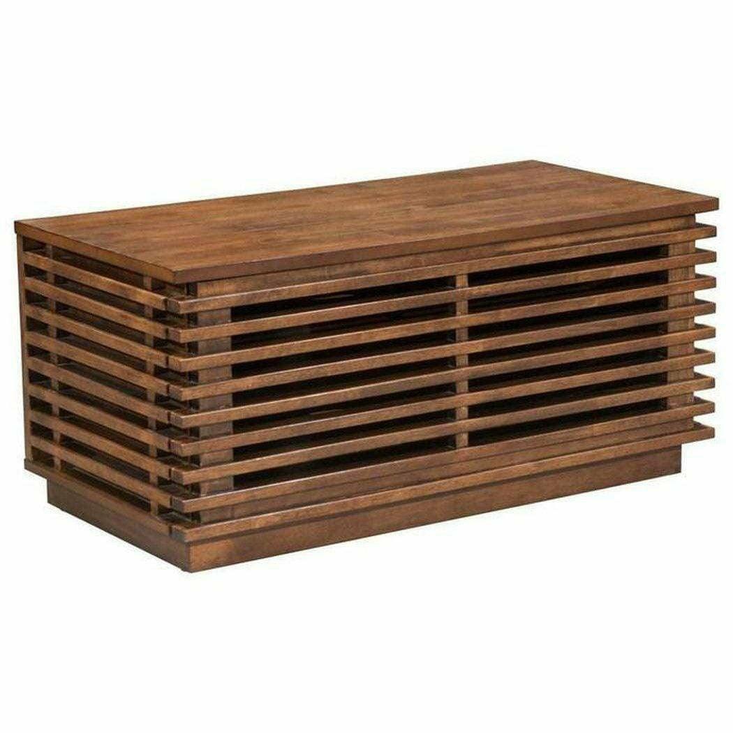 Linea Narrow Entertainment Stand Walnut - Sideboards and Things Color_Natural, Depth_10-20, Features_With Shelves, Height_10-20, Materials_Wood, Product Type_TV Stand, Width_30-40, Wood Species_MDF, Wood Species_Rubberwood