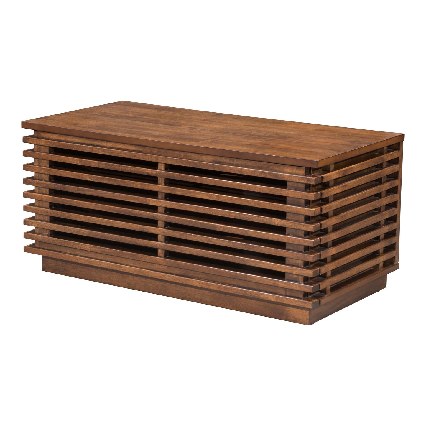 Linea Narrow Entertainment Stand Walnut - Sideboards and Things Color_Natural, Depth_10-20, Features_With Shelves, Height_10-20, Materials_Wood, Product Type_TV Stand, Width_30-40, Wood Species_MDF, Wood Species_Rubberwood