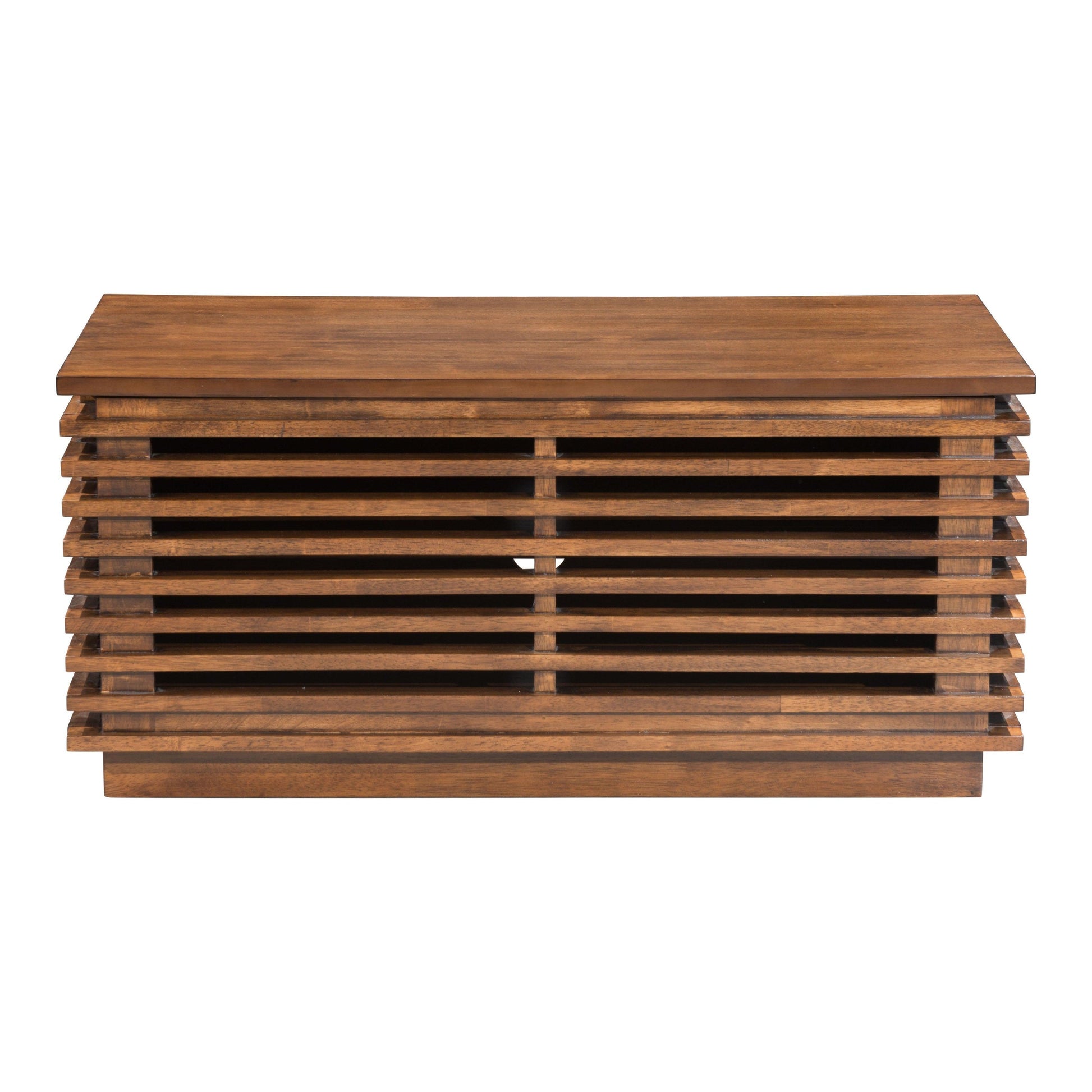 Linea Narrow Entertainment Stand Walnut - Sideboards and Things Color_Natural, Depth_10-20, Features_With Shelves, Height_10-20, Materials_Wood, Product Type_TV Stand, Width_30-40, Wood Species_MDF, Wood Species_Rubberwood