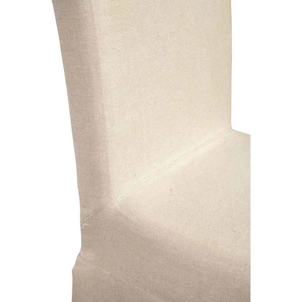 Furniture Classics Linen Floor Length Parsons Chair 2PC