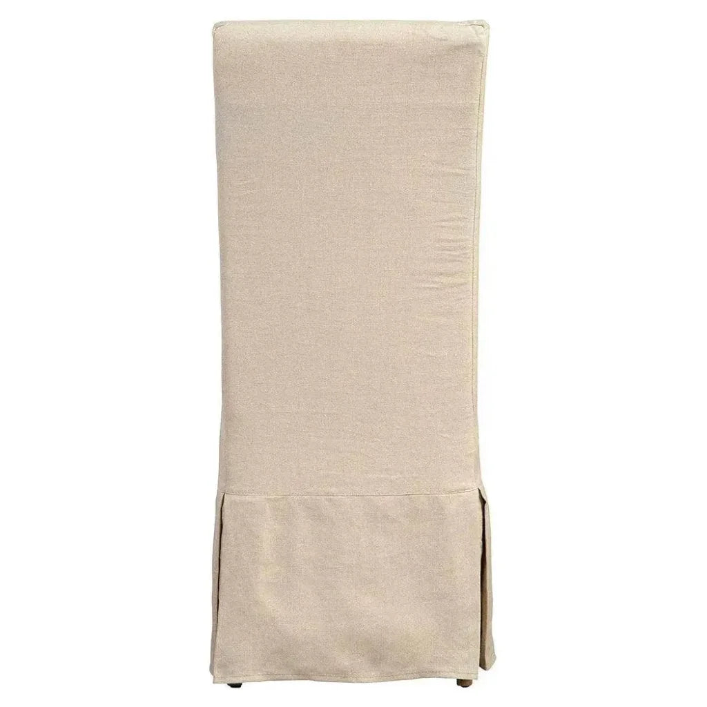 Furniture Classics Linen Floor Length Parsons Chair 2PC