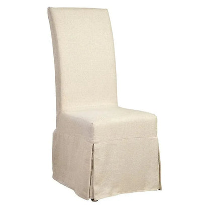Furniture Classics Linen Floor Length Parsons Chair 2PC