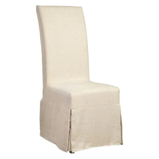 Furniture Classics Linen Floor Length Parsons Chair 2PC