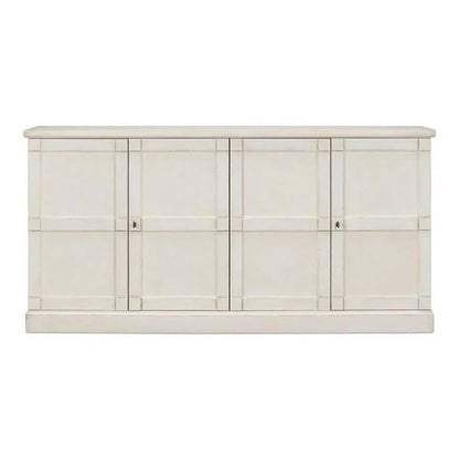 Lionisio Buffet 75" Stucco with Wood Doors - LOOMLAN - Sarreid - Sideboards