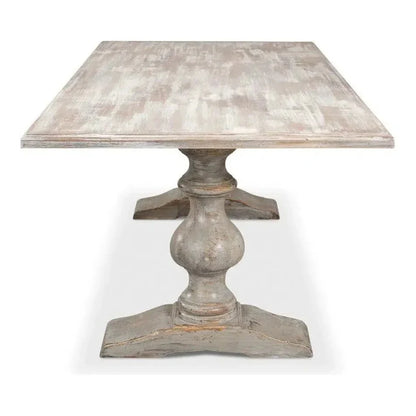 Lionisio Rectangle Trestle Dining Table - LOOMLAN - Sarreid - Dining Tables