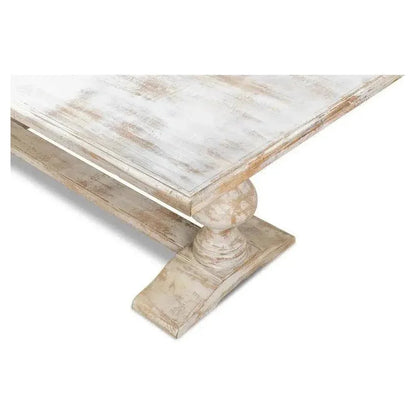 Lionisio Rectangle Trestle Dining Table - LOOMLAN - Sarreid - Dining Tables