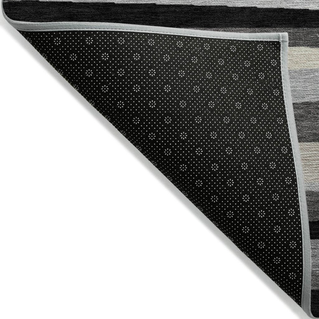 LOOMLAN Rugs Liora Gray Washable Indoor-Outdoor Rug