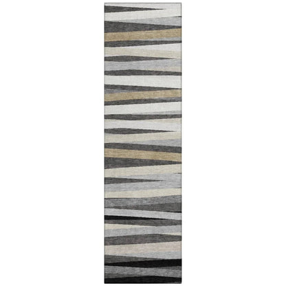 LOOMLAN Rugs Liora Gray Washable Indoor-Outdoor Rug