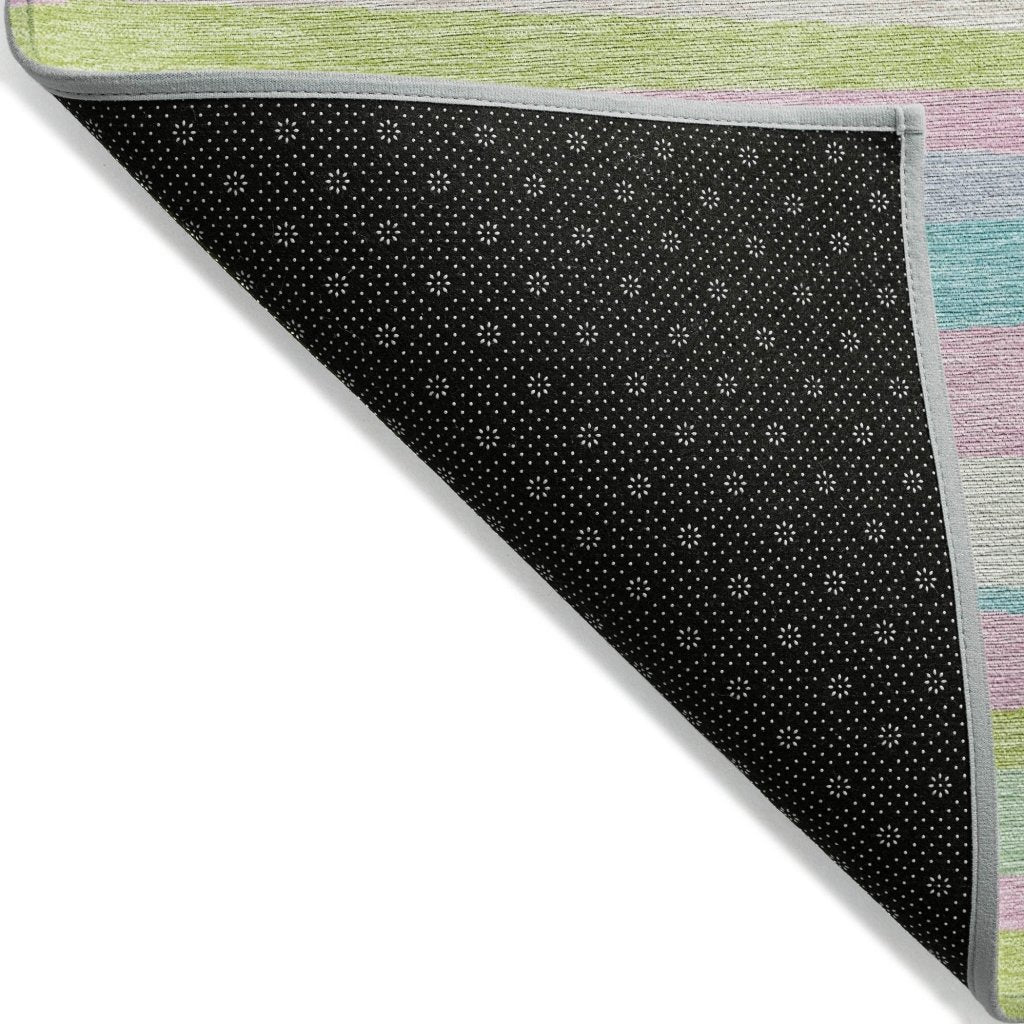 LOOMLAN Rugs Liora Green Washable Indoor-Outdoor Rug