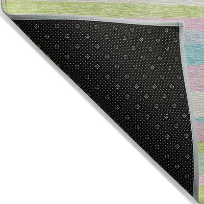 LOOMLAN Rugs Liora Green Washable Indoor-Outdoor Rug