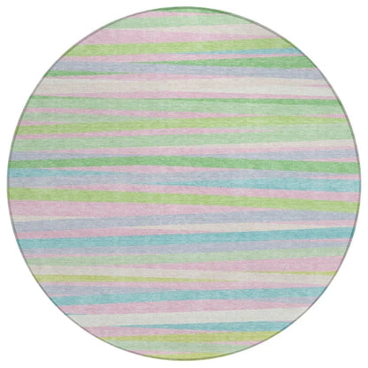 LOOMLAN Rugs Liora Green Washable Indoor-Outdoor Rug