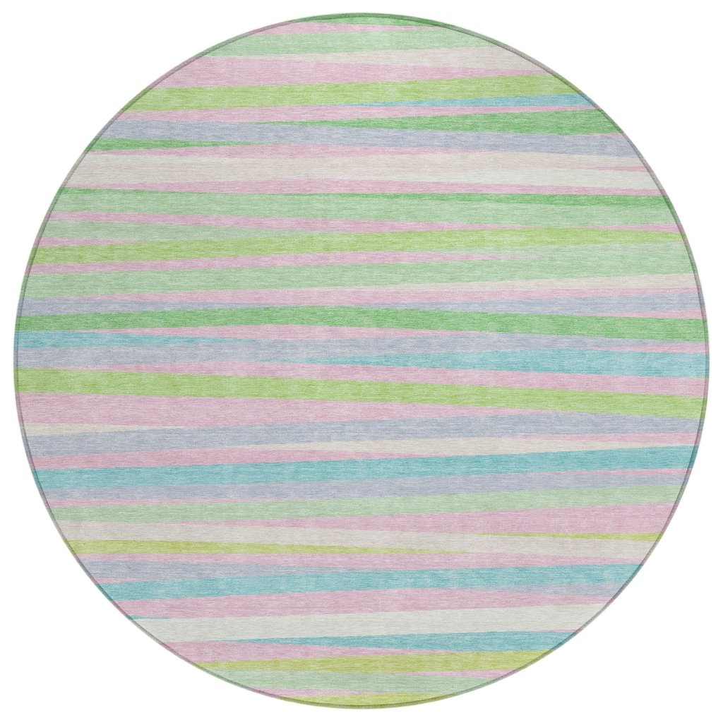 LOOMLAN Rugs Liora Green Washable Indoor-Outdoor Rug