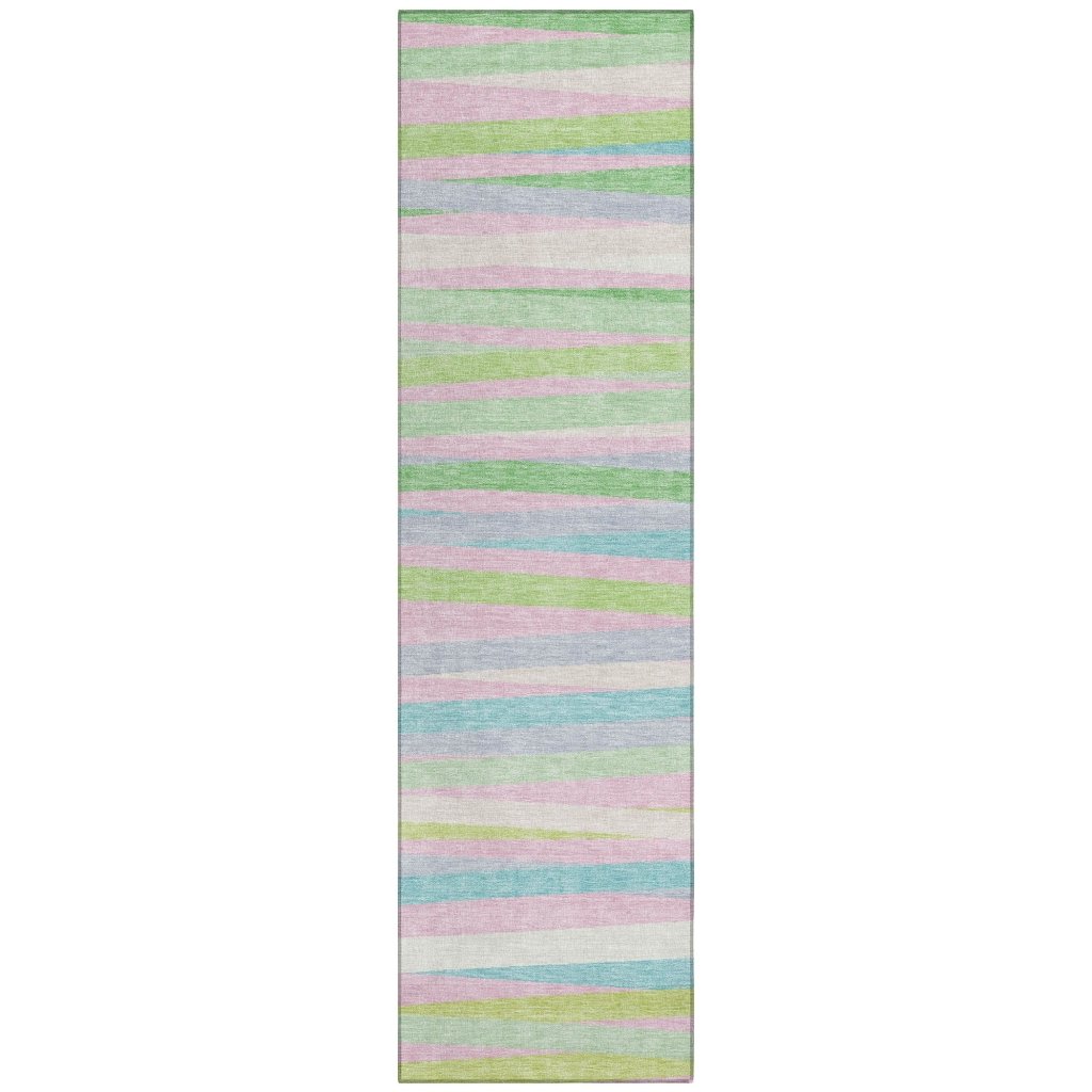 LOOMLAN Rugs Liora Green Washable Indoor-Outdoor Rug