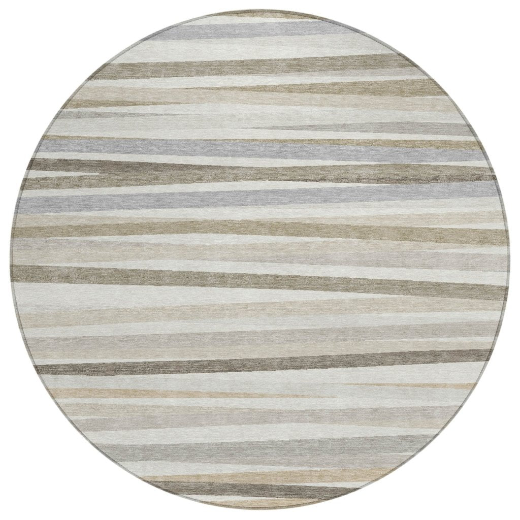 LOOMLAN Rugs Liora Ivory Washable Indoor-Outdoor Rug
