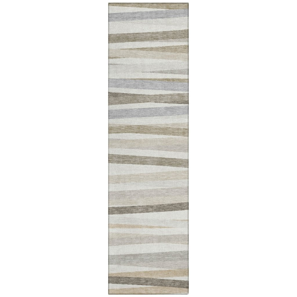 LOOMLAN Rugs Liora Ivory Washable Indoor-Outdoor Rug