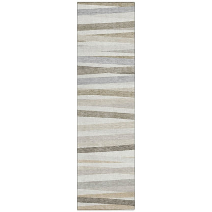 LOOMLAN Rugs Liora Ivory Washable Indoor-Outdoor Rug