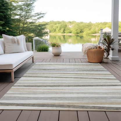 LOOMLAN Rugs Liora Ivory Washable Indoor-Outdoor Rug