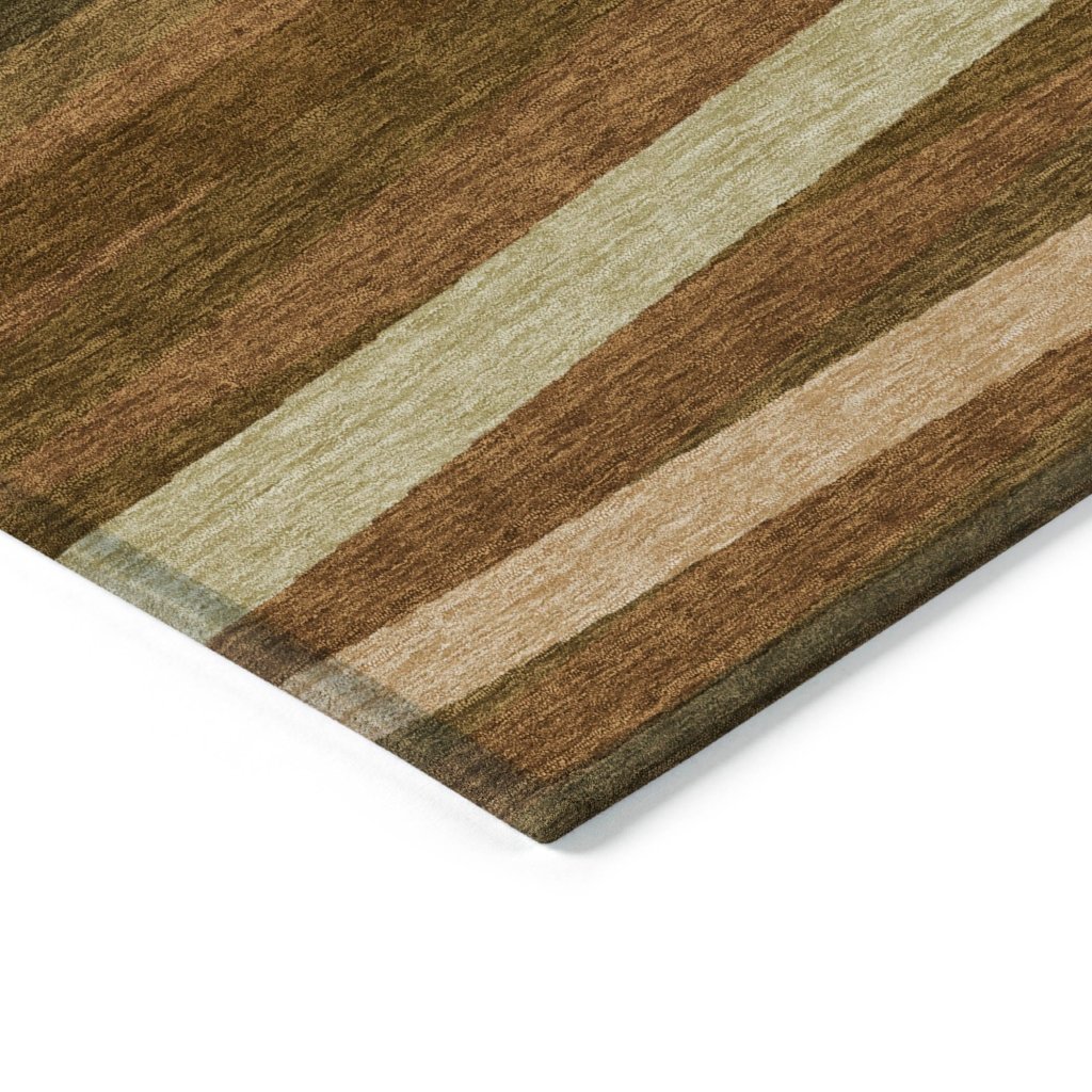LOOMLAN Rugs Liora Orange Washable Indoor-Outdoor Rug