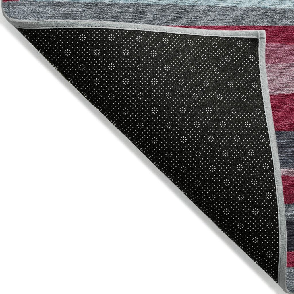 LOOMLAN Rugs Liora Red Washable Indoor-Outdoor Rug