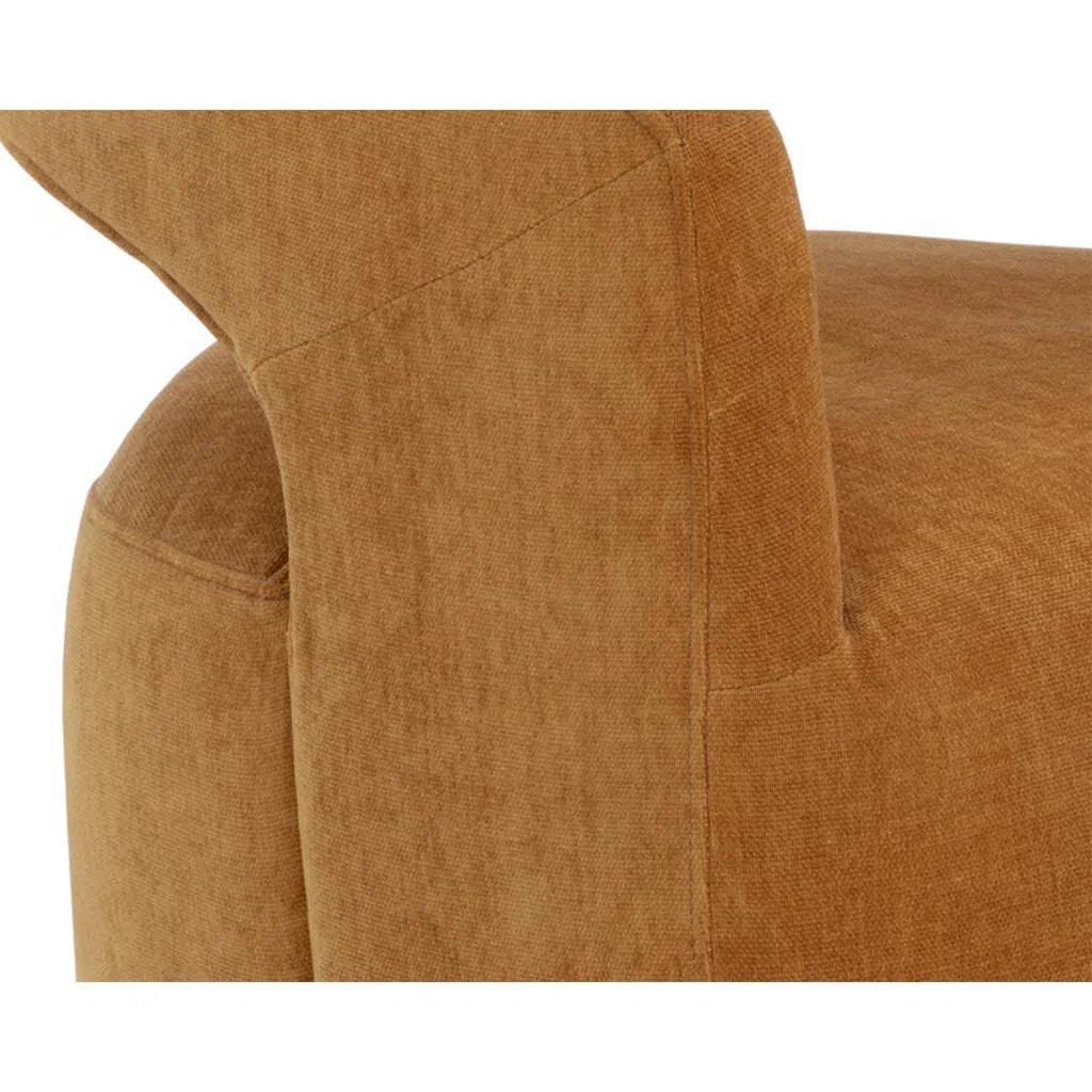 SUNPAN Lloret Fabric Wheeled Dining Armchair