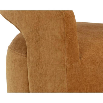 SUNPAN Lloret Fabric Wheeled Dining Armchair