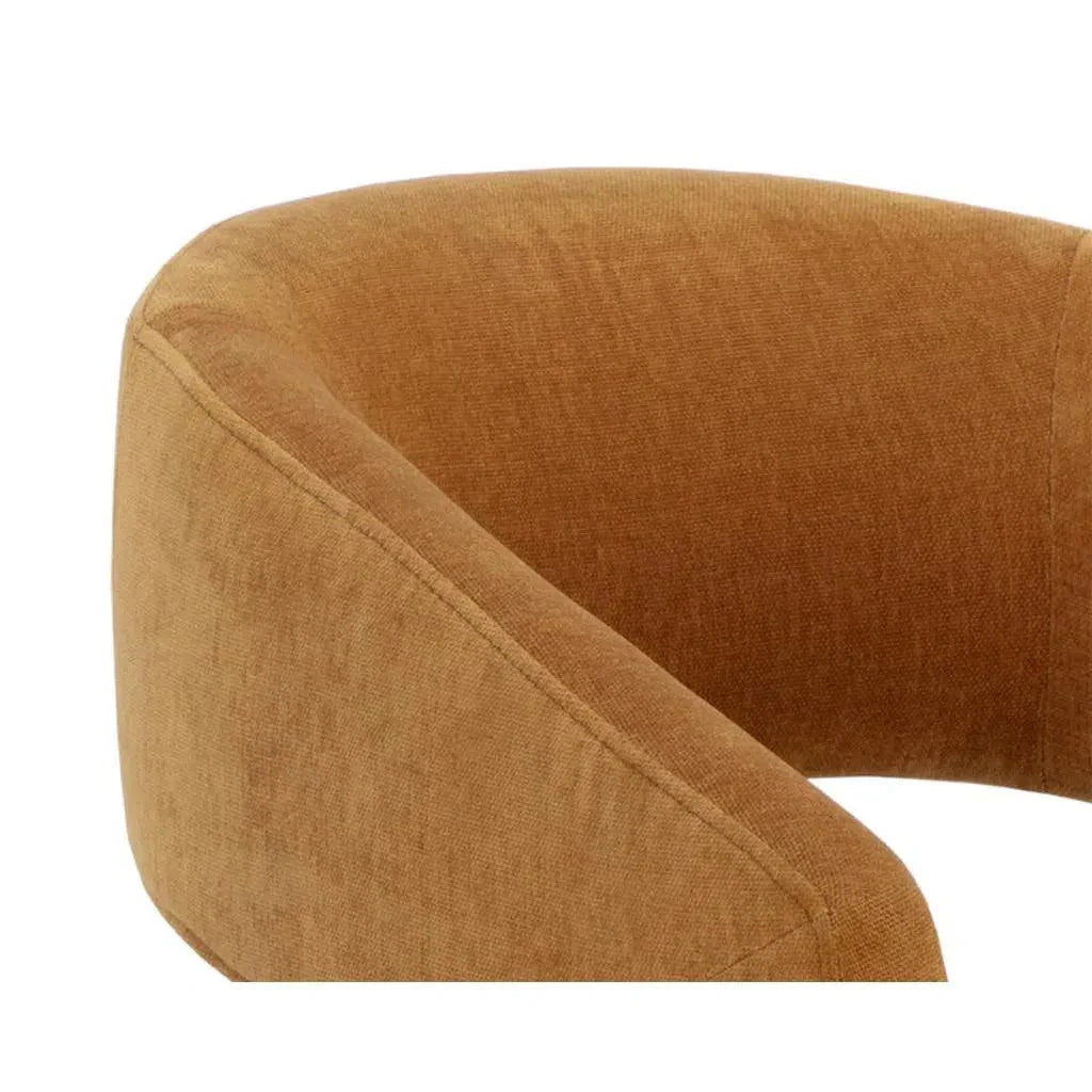 SUNPAN Lloret Fabric Wheeled Dining Armchair