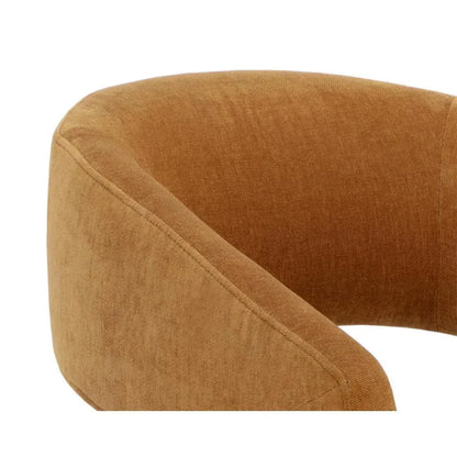 SUNPAN Lloret Fabric Wheeled Dining Armchair