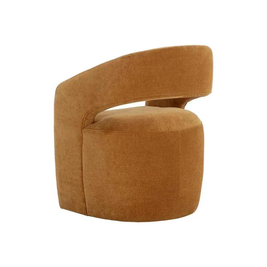 SUNPAN Lloret Fabric Wheeled Dining Armchair