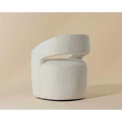 SUNPAN Lloret Fabric Wheeled Dining Armchair