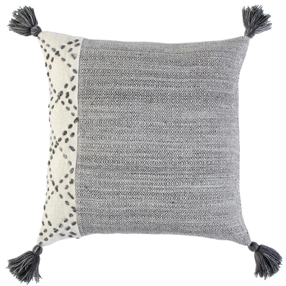 Lois Outdoor Throw Pillow With Tassels