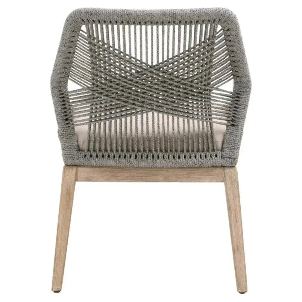 Loom Fabric Armless Dining Chair 2PC - LOOMLAN - Essentials For Living - Dining Chairs