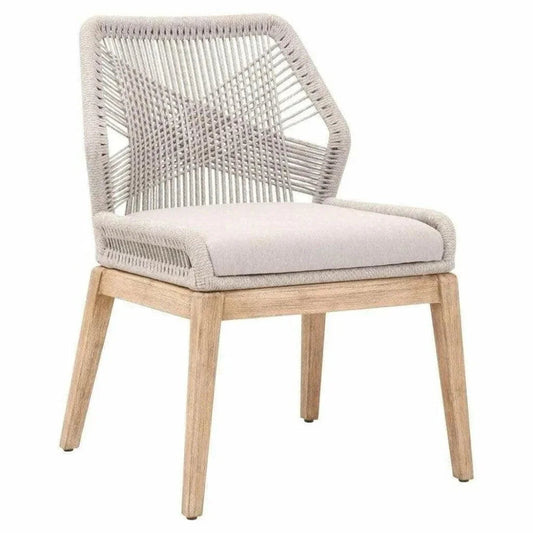 Essentials For Living Loom Fabric Armless Dining Chair 2PC