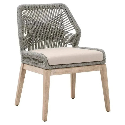 Essentials For Living Loom Fabric Armless Dining Chair 2PC