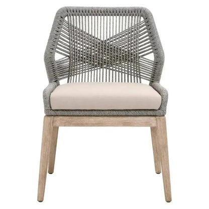 Loom Fabric Armless Dining Chair 2PC - LOOMLAN - Essentials For Living - Dining Chairs