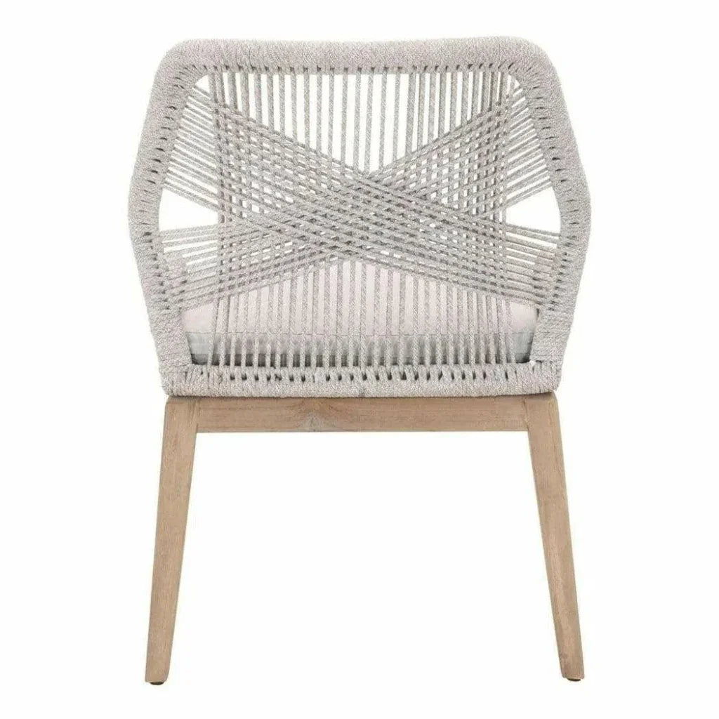 Loom Outdoor Rope Dining Chair 2PC Rope - LOOMLAN - Essentials For Living - Outdoor Dining Chairs