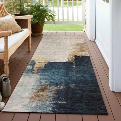 LOOMLAN Rugs Looma Brown Washable Indoor-Outdoor Rug
