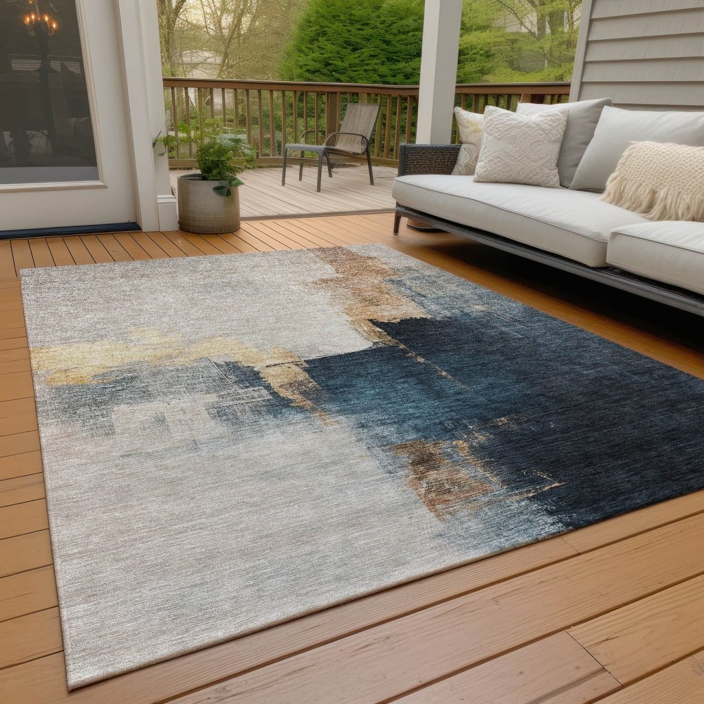 LOOMLAN Rugs Looma Brown Washable Indoor-Outdoor Rug